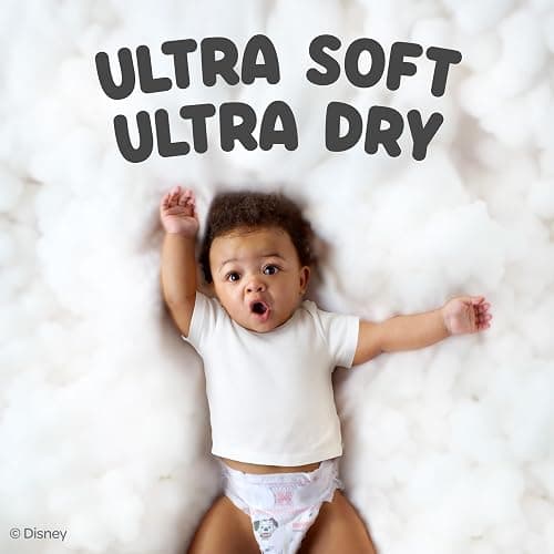 Huggies Snug & Dry Diapers Size 1, 128 Count | Ultra Soft and Ultra Dry, Day & Night Protection, GentleAbsorb Liner, Wetness Indicator, Fragrance Free, No Parabens thumbnail 3