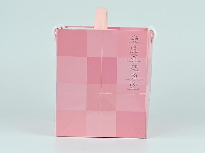 Divoom Ditoo Retro Pixel Art Game Bluetooth Speaker with 16X16 LED App Controlled Front Screen (Pink) - Pink thumbnail 9