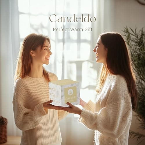Candeldo Wax Melt Warmer Cat, Electric Wax Burner | with 2 Bulbs, Cute Decor for Home, Bedroom, Birthday Gifts for Women, Mom thumbnail 8