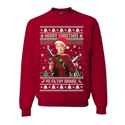 wild custom apparel Ugly Christmas Sweater COLLECTION 13 Crewneck Sweatshirt - Image 1
