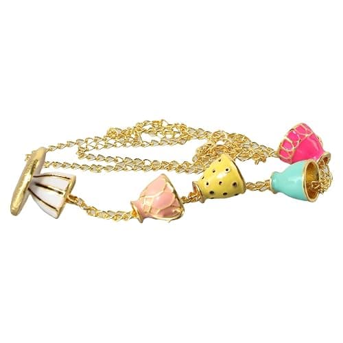 Leadigol Stackable 3D Coffee Cup Pendant Necklaces,Tea Cup Necklace,Teapot Locket Coffee Cup pendant Enamel Jewelry Long Necklace thumbnail 6