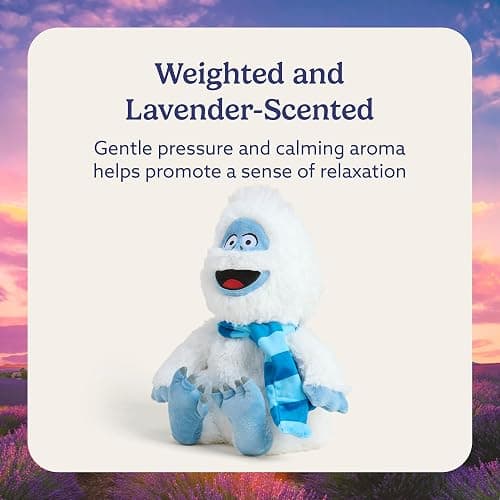 warmies Microwavable & Weighted Stuffed Animals, Bumble with Scarf - Heated Stuffed Animal Plushie for Warmth & Comfort - Christmas Winter Soft Plush Toys for Children (Boys, Girls, Babies & Toddlers) thumbnail 3