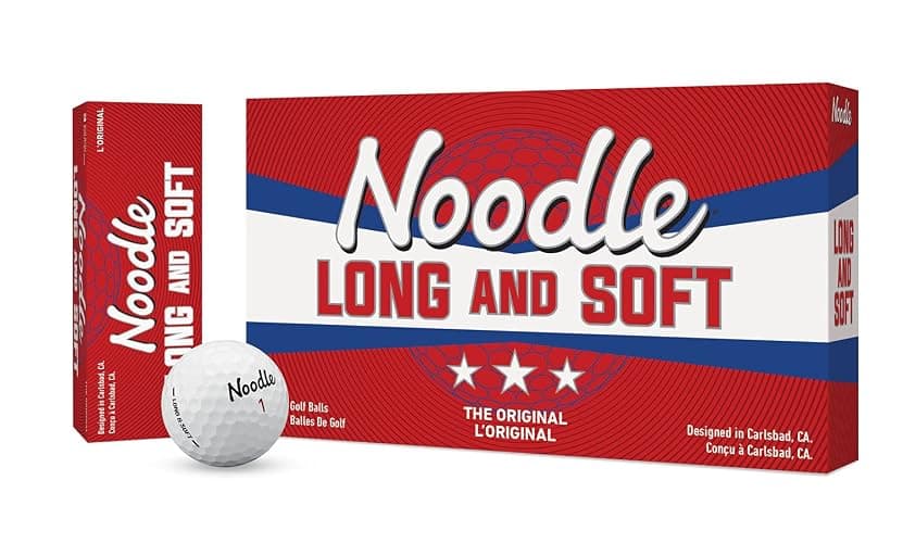 TaylorMade Noodle Long & Soft Golf Balls, Ultra-Soft 34 Compression Core, Great Feel and Increased Spin, Patented Dimple Design for Straighter Flight thumbnail 2