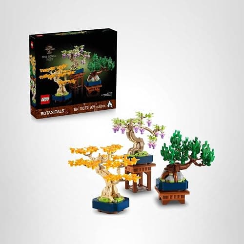 LEGO Botanicals Mini Bonsai Trees Building Set - Artificial Bonsai Tree Building Blocks for Adults, Ages 18+ - DIY Home and Office Decor for Men and Women - Gift for Christmas - 10373 thumbnail 8
