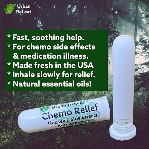 Urban ReLeaf Set of 2 Chemo Relief & Side Effects Aromatherapy Inhalers! 100% Natural Essential Oils, Made Fresh in USA thumbnail 2