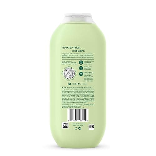 Method Body Wash, Daily Zen, Shower Gel, Vibrant Cucumber, Seaweed and Green Tea Scent, Pack of 1, 532ml thumbnail 3