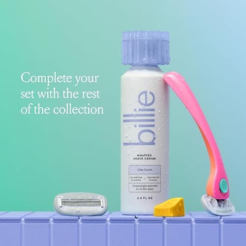 Billie Whipped Shave Cream - Ultra Gentle Protection - Fragrance-Free & Dermatologist-Approved - Designed for Sensitive Skin - 6.5 fl oz thumbnail 7