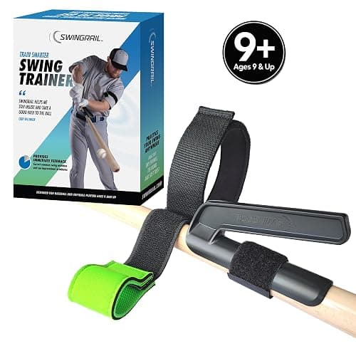 SWINGRAIL Baseball/Softball Swing Trainer Aid - Equipment for Batting and Hitting thumbnail 8