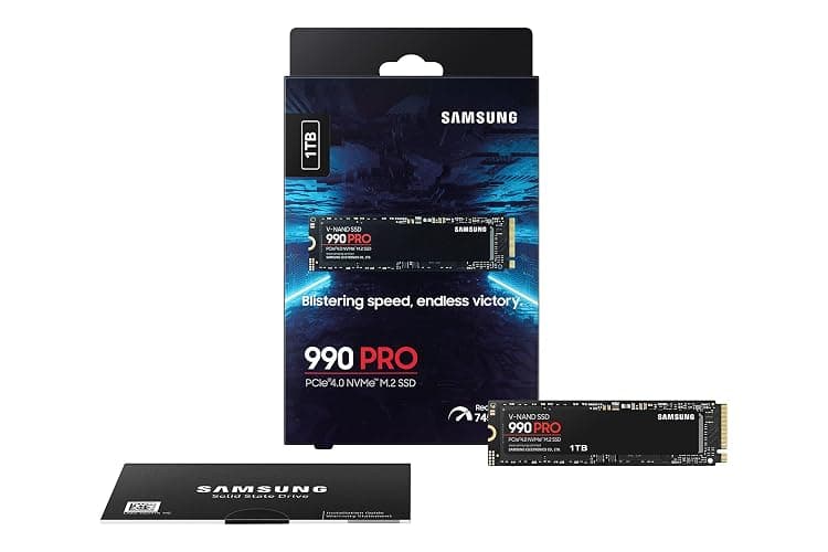 SAMSUNG 990 PRO SSD 1TB PCIe 4.0 M.2 2280 Internal Solid State Hard Drive, Seq. Read Speeds Up to 7,450 MB/s for High End Computing, Gaming, and Heavy Duty Workstations, MZ-V9P1T0B/AM thumbnail 11