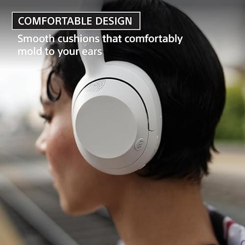 Sony ULT WEAR Over-Ear Noise Cancelling Bluetooth Headphones with Alexa Built-in, Comfortable Design, 30-Hour Battery, Massive Bass, Black thumbnail 6
