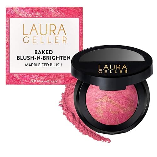 LAURA GELLER Baked Blush-n-Brighten Powder Blush - Sunlit Rose - Image 1