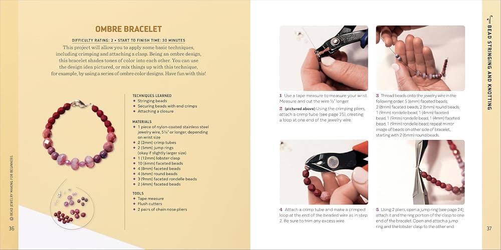 Bead Jewelry Making for Beginners: Step-by-Step Instructions for Beautiful Designs thumbnail 3