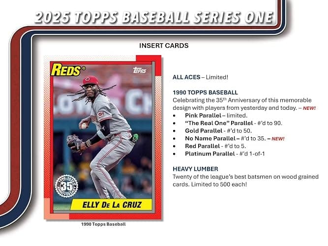 2025 Topps Series 1 Baseball Trading Card MLB Retail 20 Pack Box thumbnail 4