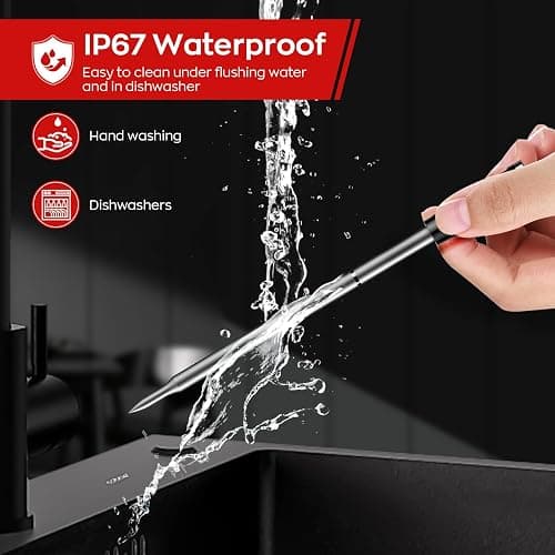 Smart Wireless Meat Thermometer with Dual Probes, Bluetooth & WiFi Combo, High Precision & Fast Response for BBQ, Grill, Smoker, Oven, Air Fryer thumbnail 4