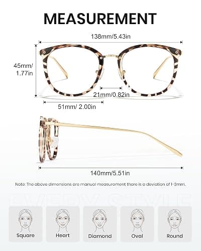 Cyxus Blue Light Glasses Men & Women Blocking UV Anti Eye Fatigue Eyewear Transparent Lens Sleep Better Stylish Frame thumbnail 5