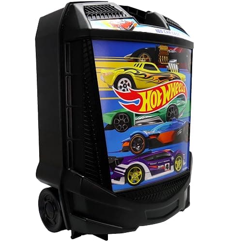 Hot Wheels 100-Car Storage Case – Large Capacity Organizer for 1:64 Die-Cast Vehicles with Handle and Latch, Durable Portable Carrying Case for Kids, Travel, and Toy Car Collectors thumbnail 3