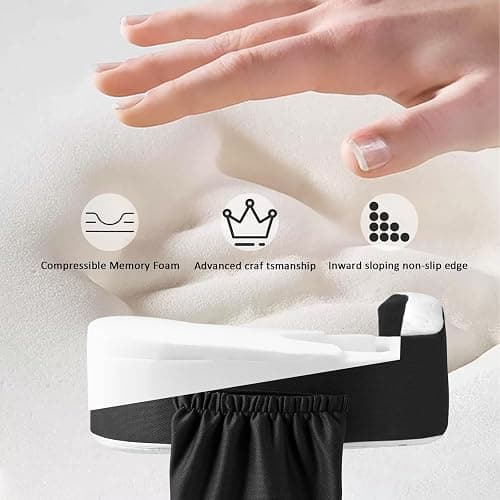 Dresime Stillkissen Klein Baby Ergonomisch Stillhörnchen mit Abnehmbarem Keilkissen Baby Keil Reflux Kissen,Anti-Rutsch,Memory Foam,Verbesserte Körperhaltung Unterstützung thumbnail 6