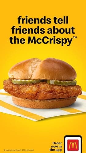McDonald's Physical Gift Card - $25 thumbnail 4