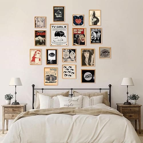 Downtown Girl Room Decor Y2K Posters for Bedroom,Retro Coquette Wall Decor,Trendy TV Girl Posters Y2K Wall Art,Rockstar Vintage Wall Art Prints 2000s Coquette Wall Collage Kit for Teen Girls Dorm,Unframed thumbnail 2