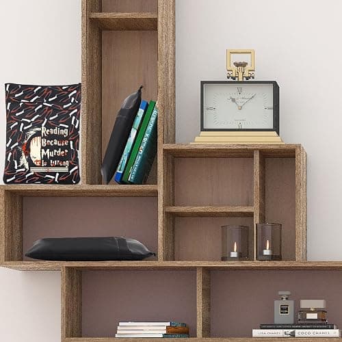 CMNIM Horror Movie Merchandise Gifts Reading Because Murder is Wrong Book Sleeve Killer Fans Horror Book Cover Protector thumbnail 6