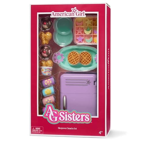 American Girl, AG Sisters Sleepover Snacks Set, Doll Playset, for 14.5-inch Dolls, 17 pcs, for Ages 4+ thumbnail 6