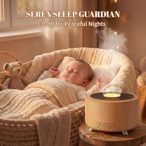 500ML Retro Vinyl Essential Oil Diffuser for Home | 3D flame effect & 9 colors. 500ml tank lasts 14H for deep sleep. BPA-free with auto-off ensures safety for babies and pets. thumbnail 6