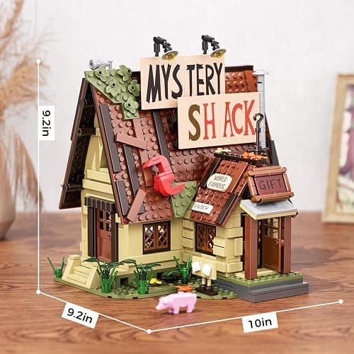 Gravity House Building Sets, Mystery Shack House Building Blocks Toy, Compatible with Lego, Collectible Buildable Fun Model Toys, Gift for 6+ Boys Girls Adults and Fans (965 PCS) thumbnail 3