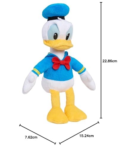 Disney Junior Mickey Mouse Bean Plush - Donald, Multi-Color thumbnail 3