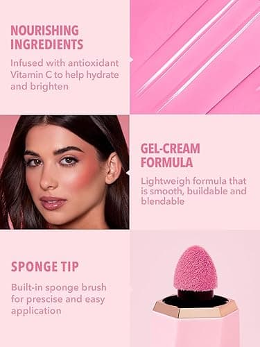 SHEGLAM Color Bloom Liquid Blush Makeup for Cheeks Matte Finish - Petal Talk - Matte Petal Talk - 0.18 Fl Oz (Pack of 1) thumbnail 7