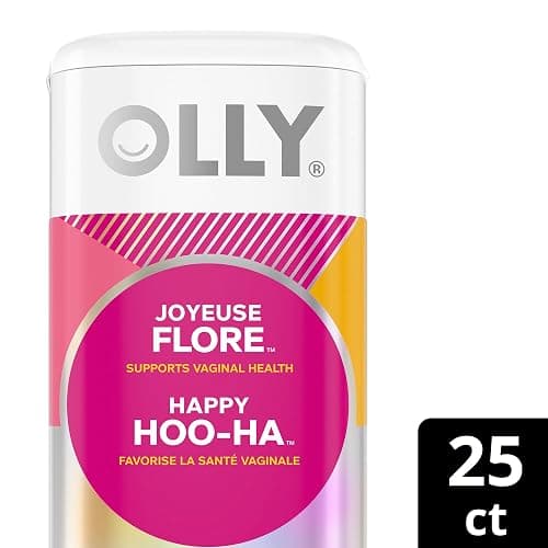 OLLY Supplement Capsules gluten free multi-strain female-focused probiotic supplement Happy HOO-HA supports vaginal health 25 capsules thumbnail 3