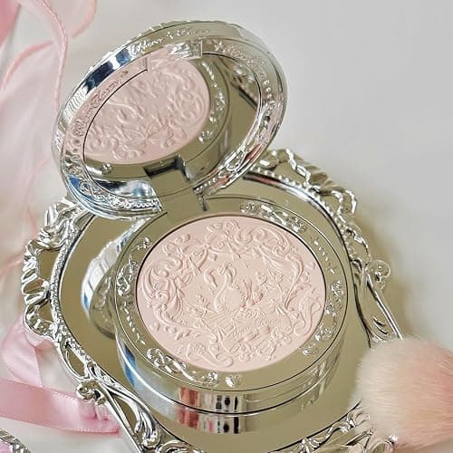 Flower Knows Swan Ballet Embossed Blush,Vanilla Matte Powder Blush for Cheeks,Buildable & Blendable Face Makeup,Soft Long-Lasting Cute Make Up for Women & Girls,0.17 Oz(01 Niveous Swan) thumbnail 5