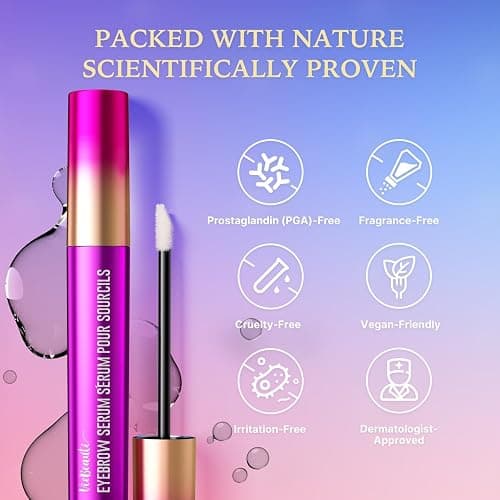 VieBeauti Eyebrow Growth Serum: Eyebrow Serum to Grow Brows with Advanced Formula to Boost Longer Fuller and Thicker Looking Eyebrows 3mL thumbnail 5