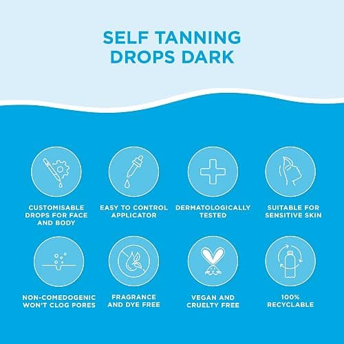 Bondi Sands Hydrating Self Tan Drops for Face and Body, 2 Shade Options, 1.01 FL OZ thumbnail 8