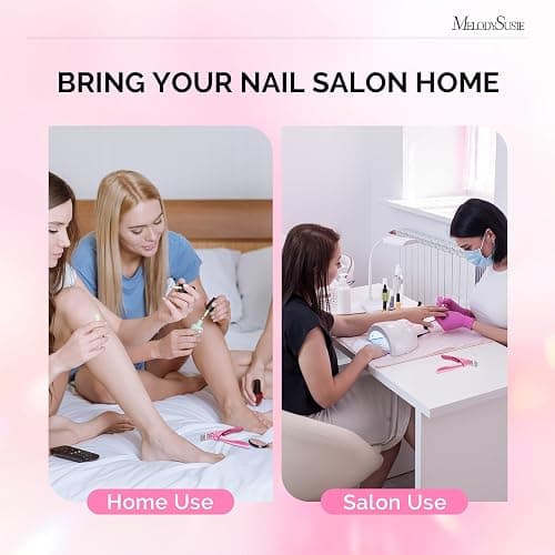 MelodySusie Acrylic Nail Clippers with 15pcs Magnet Sizers, Professional Nail Clippers Cutters for Long Acrylic Gel Nails Tips, Adjustable Stainless Nail Trimmer, Manicure Tool for Salon Home, Pink thumbnail 7
