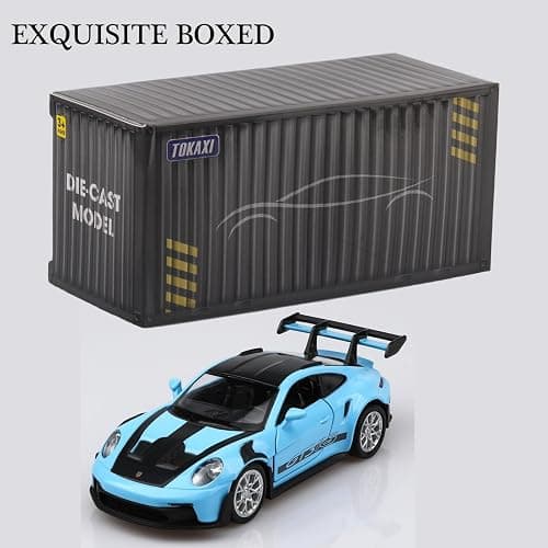TOKAXI 1/36 Scale Porsche 911 GT3 RS Diecast Car Models,Pull Back Vehicles Porsche 911 GT3 RS Toy Car,Cars Gifts for Boys Girls thumbnail 8