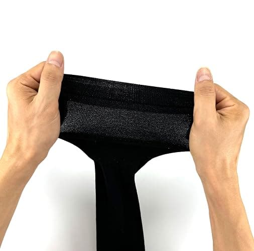 Bestjybt Women's Opaque Stretchy Nylon Over Knee Thigh High Stockings Knee High Costume Boot Socks for Daily Wear Cosplay thumbnail 4
