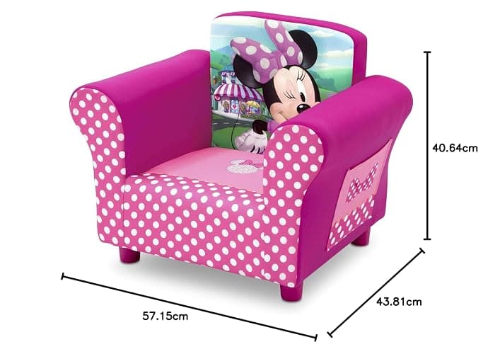 Disney Minnie Mouse Kids Upholstered Chair by Delta Children (UP83517MN) thumbnail 3