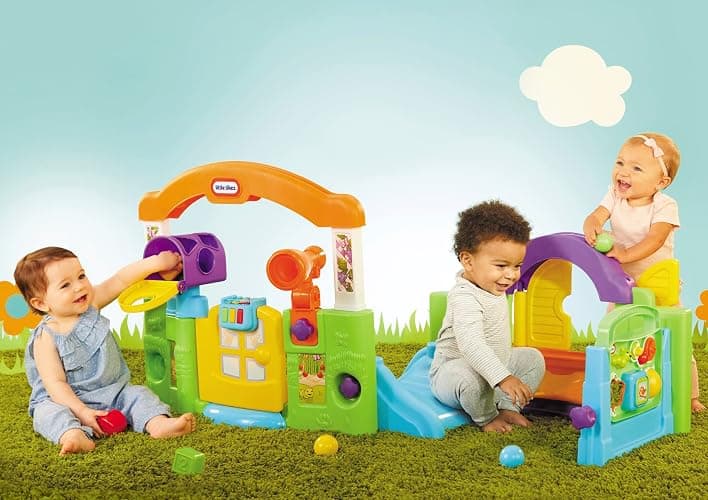 Little Tikes Activity Garden Playhouse for Babies, Infants and Toddlers - Easy Set Up Indoor Toys with Playtime Activities, Sounds, Games for Boys Girls Ages 6 Months to 3 Years thumbnail 3