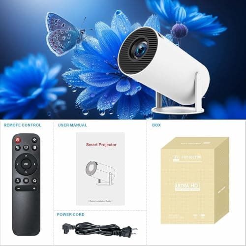 Videoprojecteur Mini Projecteur FHD 4K Portable Projecteur Video WiFi 6 BT5.2 Correction Trapèze Rotation 180° Rotation Compatible TÉLÉPhone/PC/HDMI/USB/PS5 [App intégrée] thumbnail 10