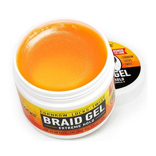AllDay Locks Braid Gel Extreme Hold - Braiding Gel for Cornrows, Locks and Twisting, Moisturizing Edge Control for Women and Men, Natural Formula - 5 Oz thumbnail 4