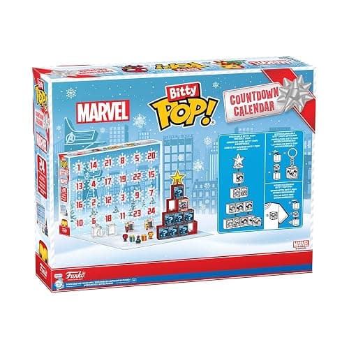 Funko Pop! Bitty Countdown Calendar: Marvel Comics - 24 Days of Surprises - Collectible Vinyl Mini Figures - Mystery Box - Gift Idea - Holiday Present for Kids - Christmas or Birthday Countdown thumbnail 4