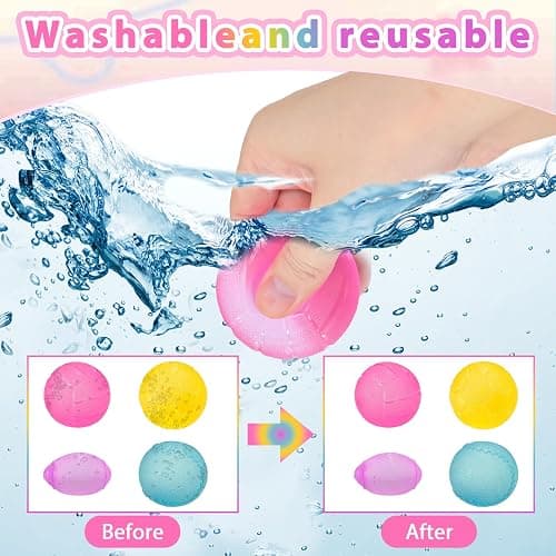 Taba Squishy Soft Silicone Squeeze Balls Toys-4 Pack,Rugby-Baseball-Volleyball-Football,Squishy Fidget Toys Set,Gifts for Kids, Party Favors, Slow-Rise Malt Sugar Stress Balls for Anxiety Relief(Com2) thumbnail 3
