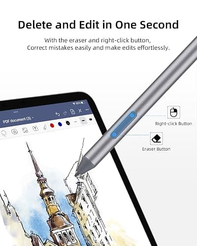 Metapen Stylus Pen M2 Biz for Microsoft Surface (AAAA Battery, Smooth Writing),Compatible with Surface Pro X/9/8/7+/7/6/5/4/3/Go 3/Book 3/Laptop 4/Studio 2, ASUS VivoBook Flip 14 for Students&Doers thumbnail 4