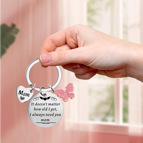 LIGETON Christmas Small Gifts for Mom from Daughter Son,Funny Birthday Mom Gifts for Wife from Husband, Stocking Stuffers Secret Santa Gift Ideas Keychain for Cool Mother Mama Grandma Women Her thumbnail 6