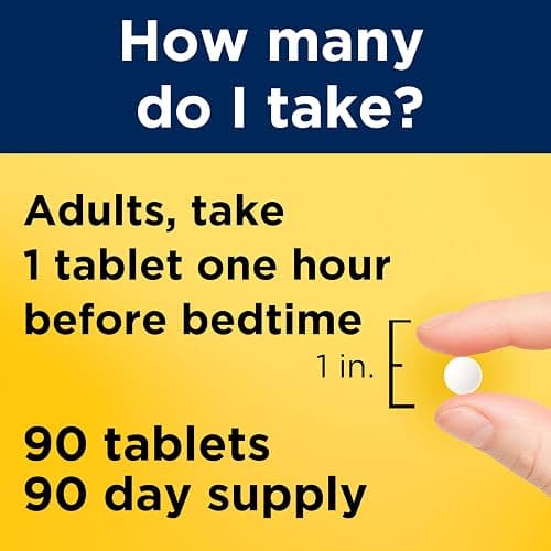 Nature Made Melatonin 5mg Tablets Extra Strength, 100% Drug Free Sleep Aid for Adults, 90 Tablets, 90 Day Supply thumbnail 4