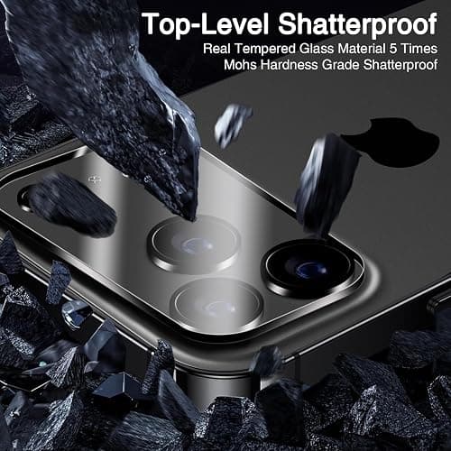 Wiaocit 3 Pack Tempered Glass Camera Lens Protector for iPhone 17 Pro Max, 9H Hardness, Anti-Scratch, Case Friendly thumbnail 5