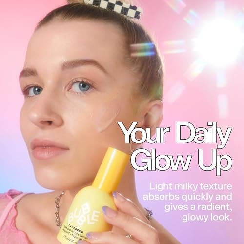 Bubble Skincare Day Dream Vitamin C Serum for Face - Hydrating Face Serum with Niacinamide + Ceramides - Helps Even Skin Tone and Improve Texture from Sun Damage - Summer Skin Care Essential (30ml) thumbnail 2