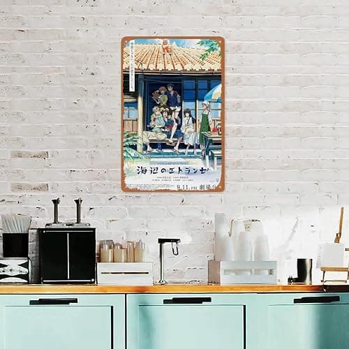 E1042 The Stranger by The Shore Anime Manga Poster 8 X 12 Inches - Retro Vintage Metal Tin Sign for Home Bar Pub Garage Decor Movie Gifts_1 thumbnail 2