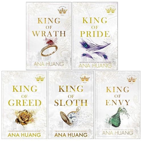 Kings of Sin Series 5 Books Collection Set By Ana Huang (King of Wrath, King of Pride, King of Greed, King of Sloth & King of Envy) - Image 1