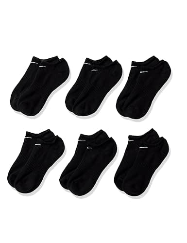 Nike Unisex Adult Everyday Cushioned Training No-Show Socks (6 Pairs) - Image 1